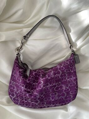 *RARE* Coach Purple Shoulder Bag
